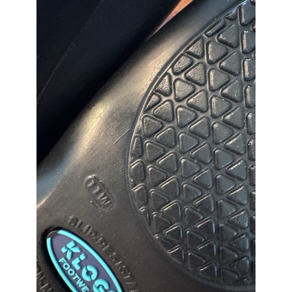 KLOGS USA Black Rubber Slip On Mule Clog Shoe Slip Resistant Mens 11W New In Box - Picture 7 of 12